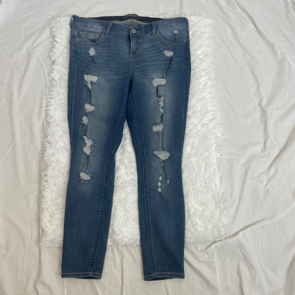 Torrid Bombshell Distressed Skinny Jeans